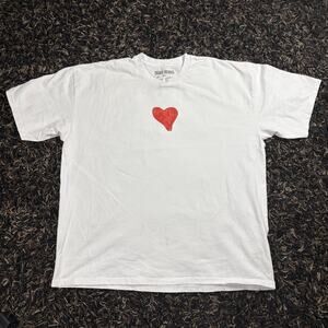 Shawn Mendes White Heart On the Road Again tour Sz 2XL New